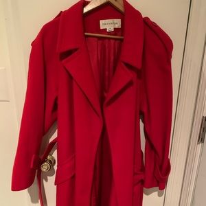 Long Wool Trench Coat